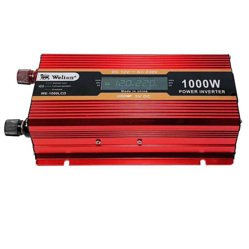 اینورتر ویلیون مدل WE-1000LCD ظرفیت 1000 وات