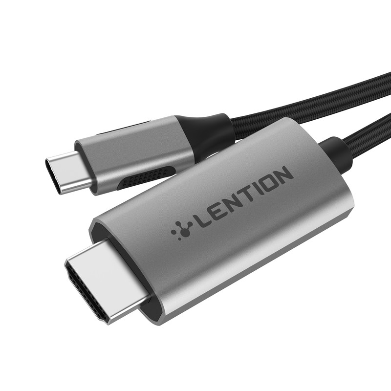 کابل تبدیل USB-C به HDMI لنشن مدل CU-707H-3M NA 4K 60HZ طول 3 متر