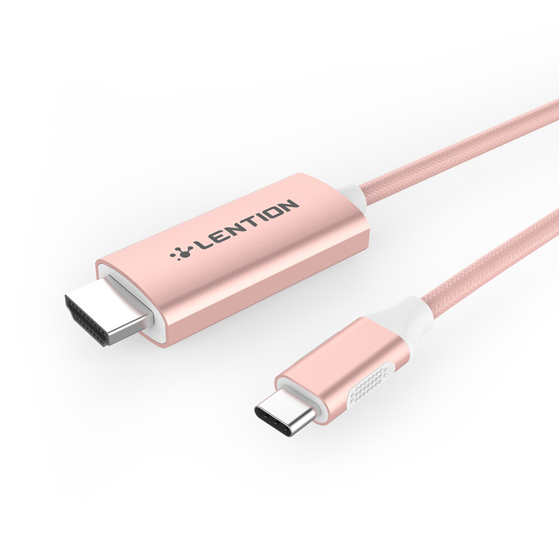 کابل تبدیل USB-C به HDMI لنشن مدل CU-707H-3M NA 4K 60HZ طول 3 متر