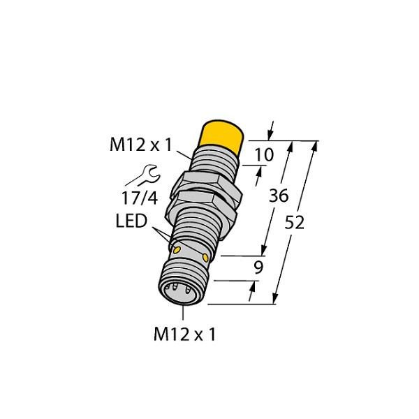 سنسور القایی تورک مدل Ni8-M12-AP6X-H1141