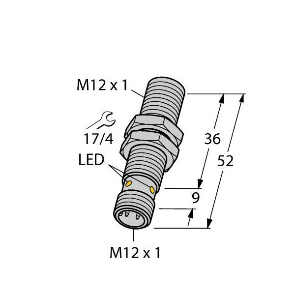 سنسور القایی تورک مدل Bi2-M12-AP6X-H1141