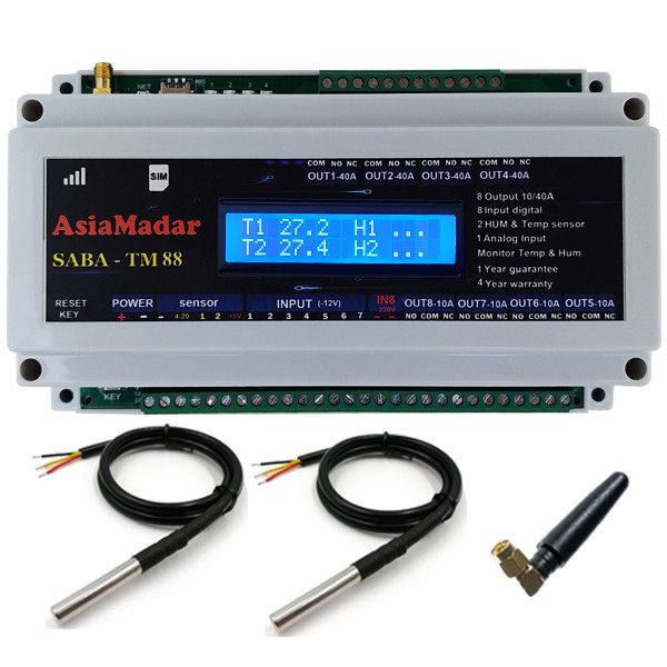 دستگاه کنترل هوشمند دما مدل TM88-LCD