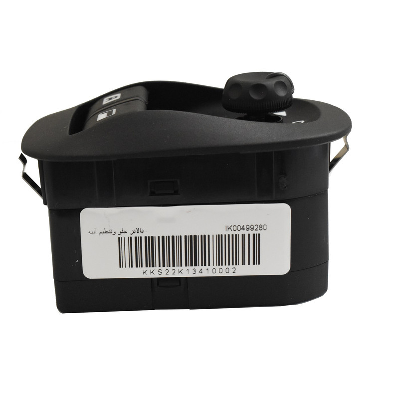 کلید شیشه بالابر جلو و تنظیم آینه کروز + کد CR 33061201 مناسب برای پژو 206 تیپ 5