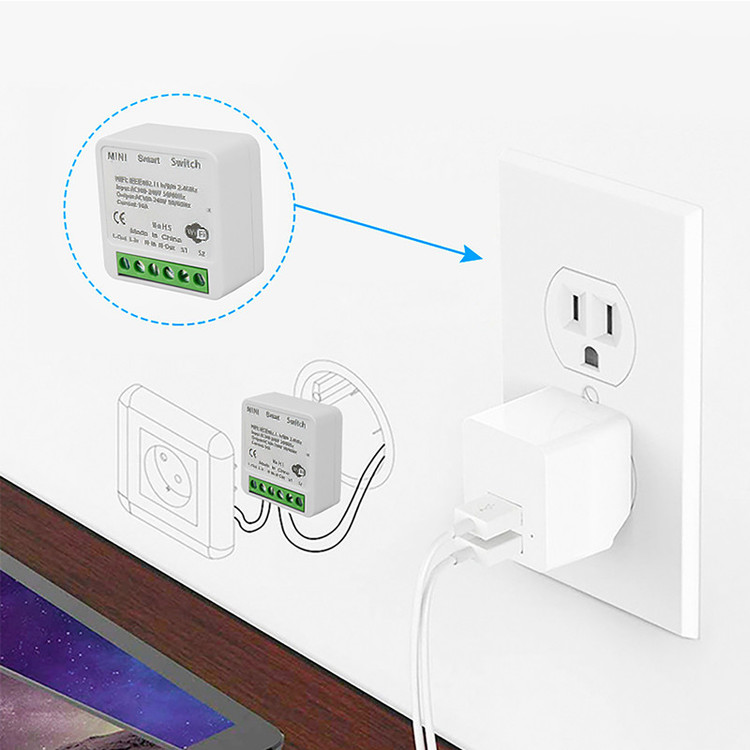 کلید هوشمند توکار مدل WiFi 16A بسته 4 عددی