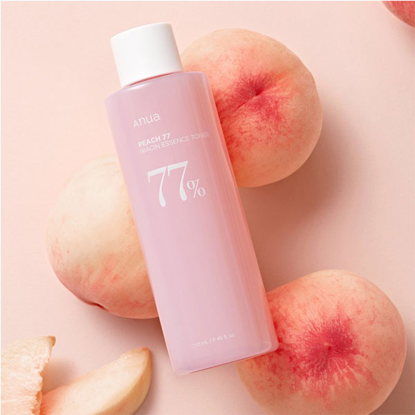تونر پاککننده صورت آنوا مدل peach 77 مناسب برای پوست چرب و مختلط حجم 250 میلیلیتر
