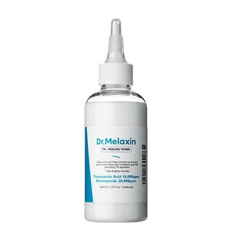 تونر  پاک کننده صورت دکتر ملاکسین مدل TX Peeling مناسب برای انواع پوست حجم 150 میلی لیتر