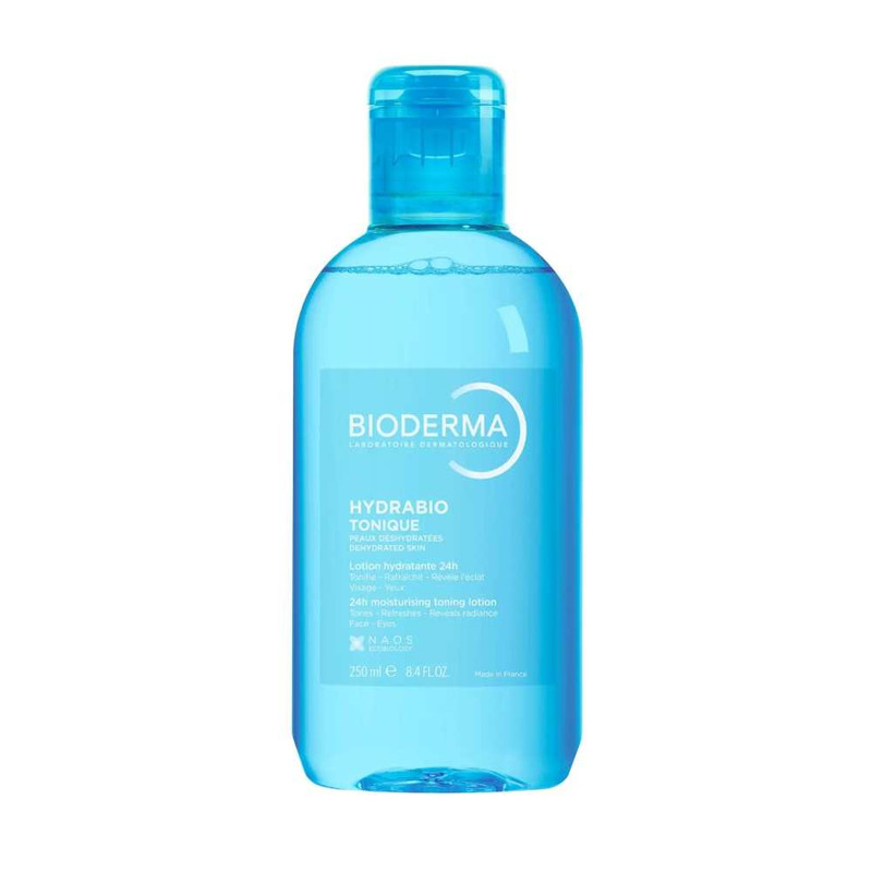 تونر پاک کننده صورت بایودرما مدل Hydrabio مناسب برای پوست های خشک حجم 250 میلی لیتر