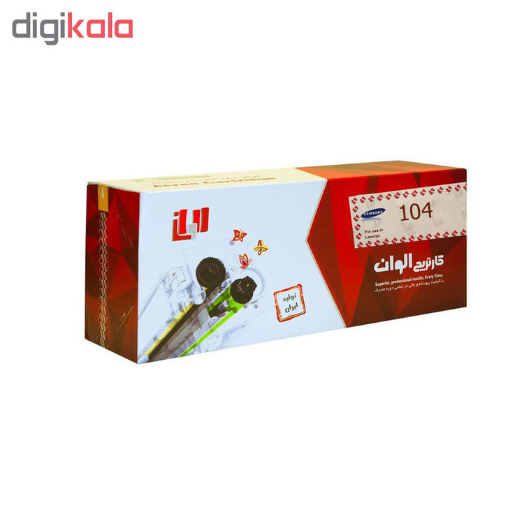 تونر مشکی الوان کد 104