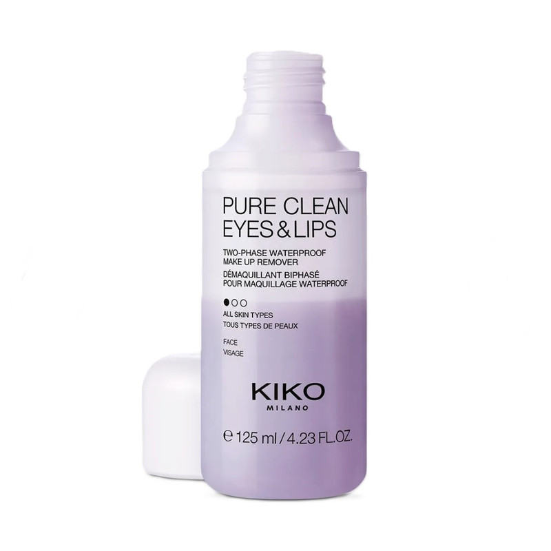 محلول پاک‌کننده آرایش صورت کیکو میلانو مدل pure skin مناسب برای انواع پوست حجم 50 میلی‌لیتر