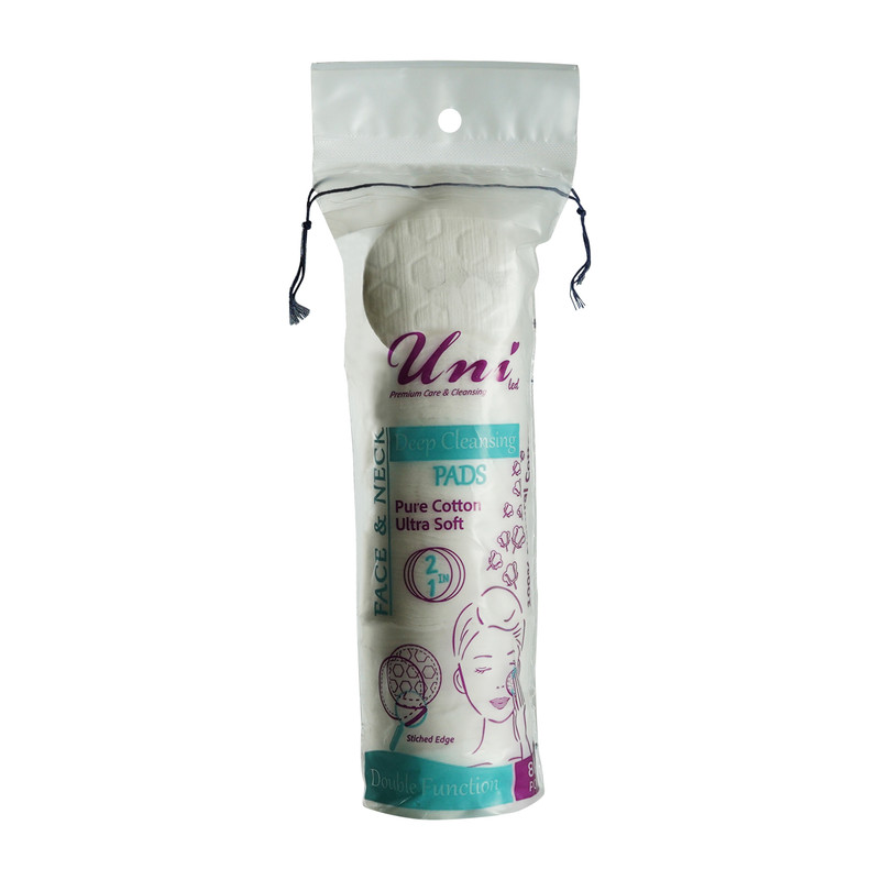 پد پاک کننده آرایش صورت یونی لد مدل Ultra Soft هشت بسته 80 عددی