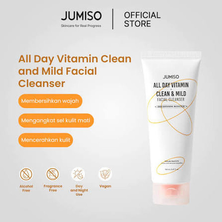 ژل شستشو روشن کننده صورت جومیسو مدل Mild مناسب برای انواع پوست حجم 150 میلی لیتر