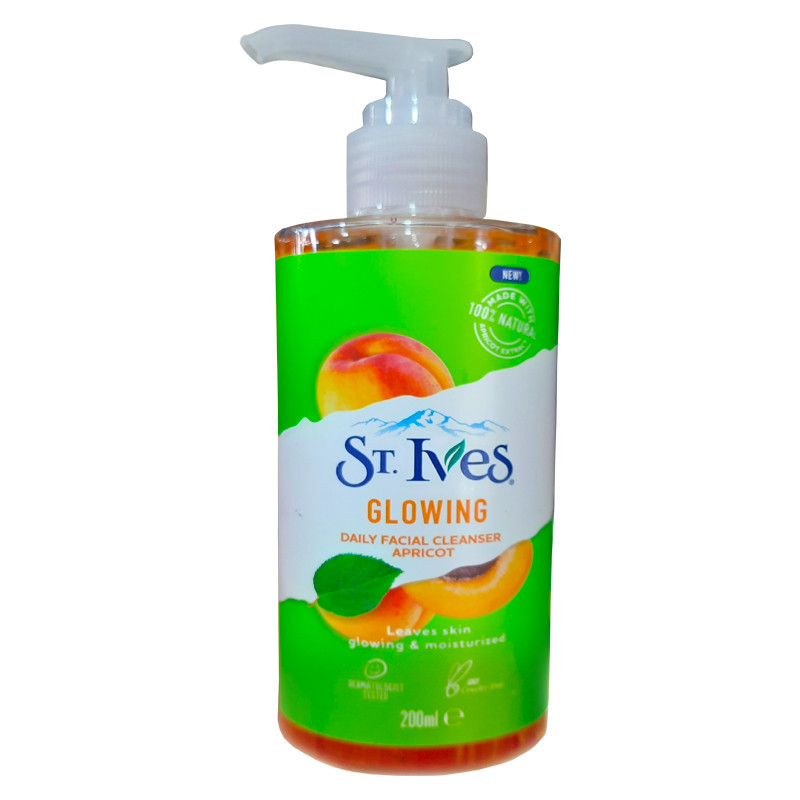 ژل شستشو صورت اس تی ایوز مدل GLOW plus حجم 200 میلی لیتر