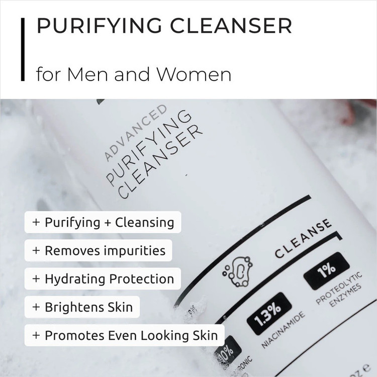 ژل شستوشوی صورت دی اس لابراتوریس مدل PURIFYING مناسب برای پوست انواع پوست حجم 200 میلیلیتر