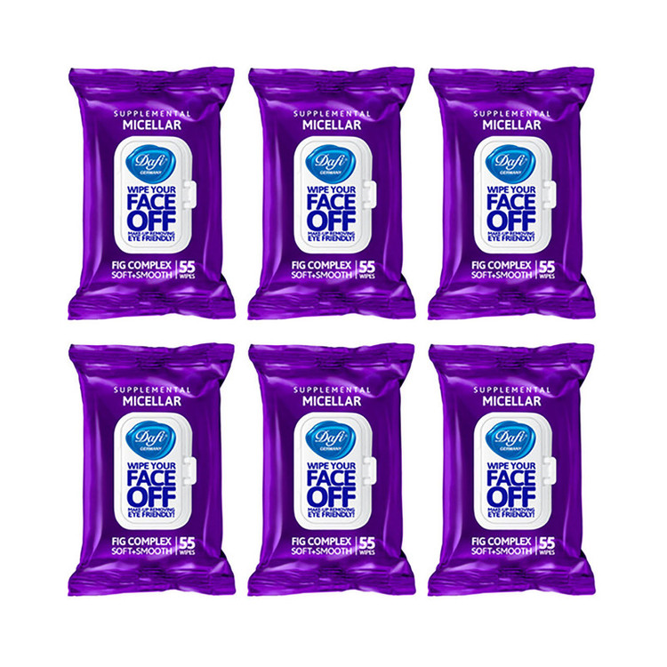 دستمال مرطوب دافی مدل MICELLAR مجموعه 6 عددی