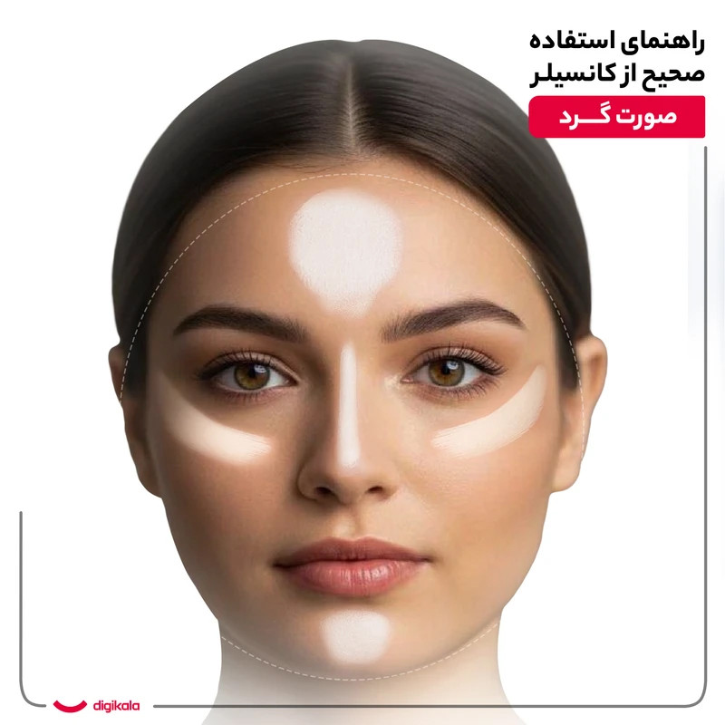 کانسیلر تاپ فیس مدل Lasting Finish سری Instyle شماره 002