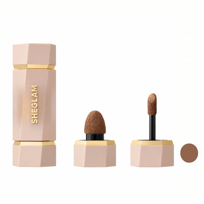 کانتور مایع دو سر شیگلم مدل Precision Sculpt Liquid Contour Duo رنگ Brown Sugar مناسب انواع پوست