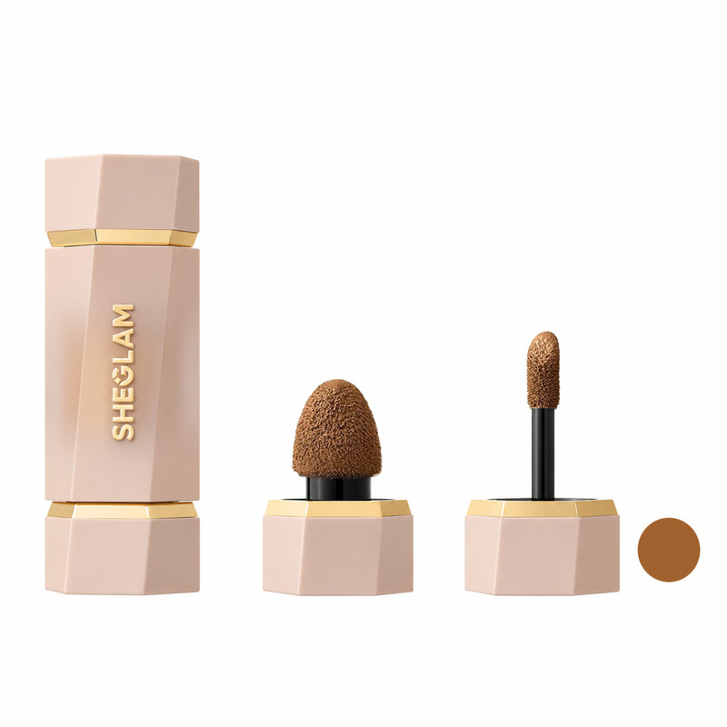 کانتور مایع دو سر شیگلم مدل Precision Sculpt Liquid Contour Duo رنگ Warm Honey مناسب انواع پوست