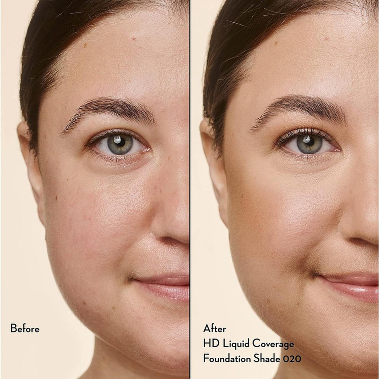 کرم پودر کاتریس سری HD مدل Liquid Coverage شماره 020