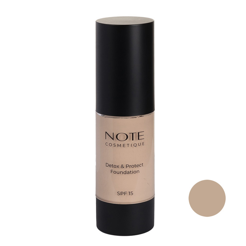 کرم پودر مایع spf 15 نوت شماره 9 مناسب برای انواع پوست حجم 35 میلی لیتر