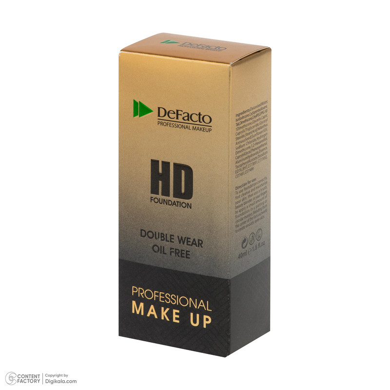کرم پودر مایع دیفکتو مدل HD شماره F302 مناسب برای انواع پوست حجم 40 میلیلیتر