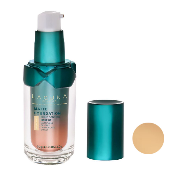 کرم پودر مایع لاگونا مدل MATTE شماره LMF03 مناسب برای پوست چرب و مختلط  وزن 30 گرم