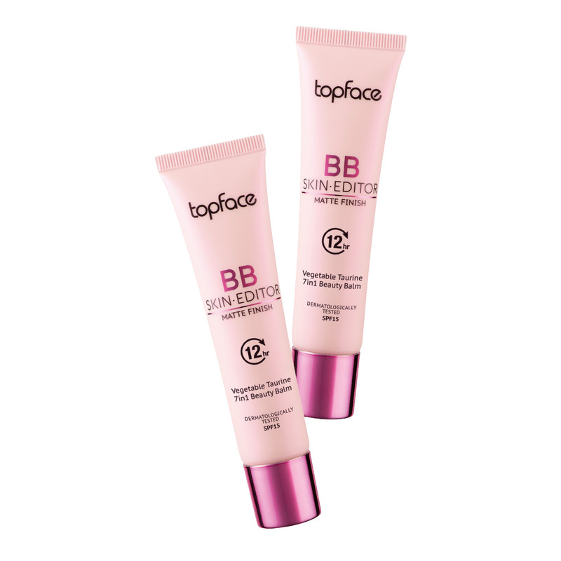 کرم پودر BB مایع SPF 15 تاپ فیس مدل Skin Editor شماره 006 مناسب برای انواع پوست حجم 30 میلیلیتر