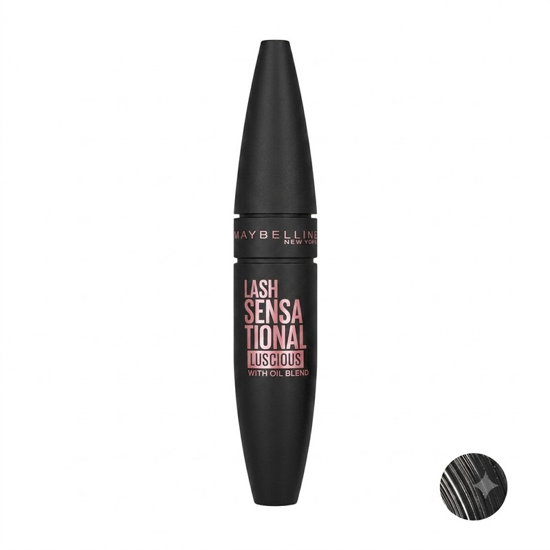 ریمل حجم دهنده میبلین مدل Lash Sensational Luscious رنگ مشکی حجم 9.6 میلی لیتر