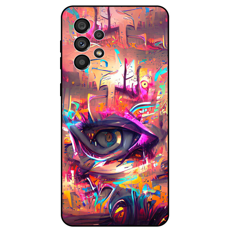 کاور مگافون طرح چشم مدل 2823 مناسب برای گوشی موبایل سامسونگ Galaxy A33 5G