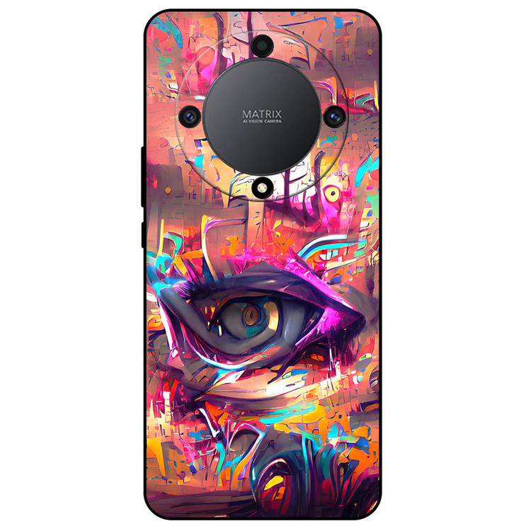 کاور مگافون طرح چشم مدل 2823 مناسب برای گوشی موبایل آنر Magic 5 Lite