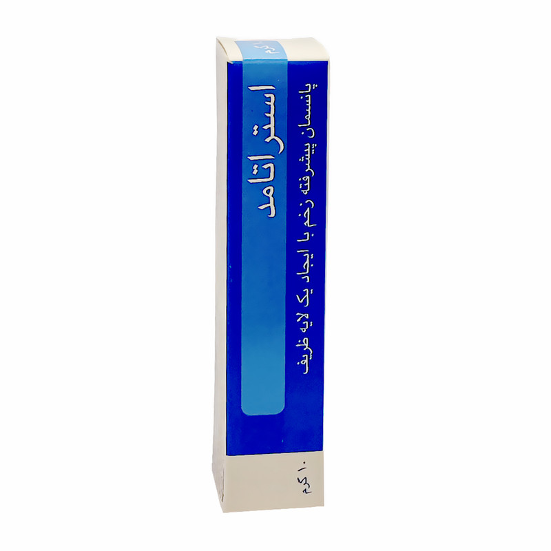 ژل ترمیمکننده زخم استراتامد استرات فارما 10 گرمی، حفظ سلامت و استحکام پوست، نرمکننده و صافکننده زخمهای برآمده، رفع خارش و ناراحتی، حاوی پروبیوتیک