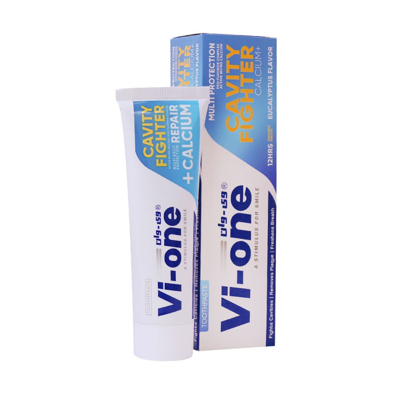خمیر دندان وی وان مدل 3D white-cavity حجم 90 میلی لیتر مجموعه 2 عددی