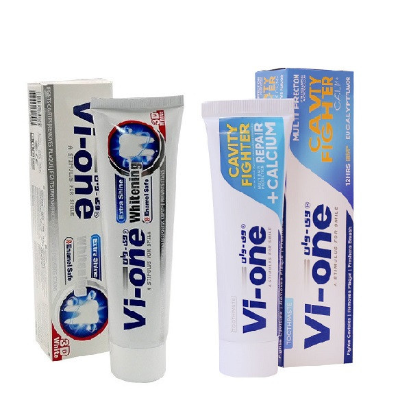 خمیر دندان وی وان مدل 3D white-cavity حجم 90 میلی لیتر مجموعه 2 عددی