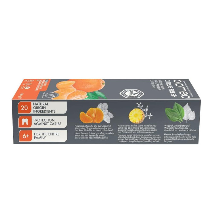خمیر دندان بیومد مدل CITRUS FRESH حجم 75 میلی لیتر