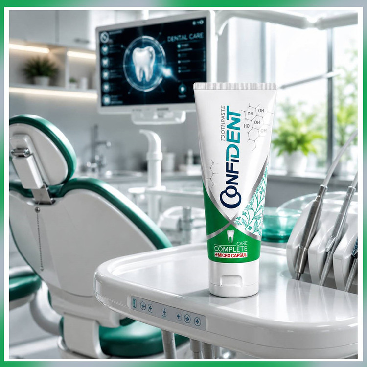 خمیر دندان محافظت از مینای دندان کانفیدنت مدل Complete Care012 حجم 70 میلی لیتر مجموعه 12 عددی