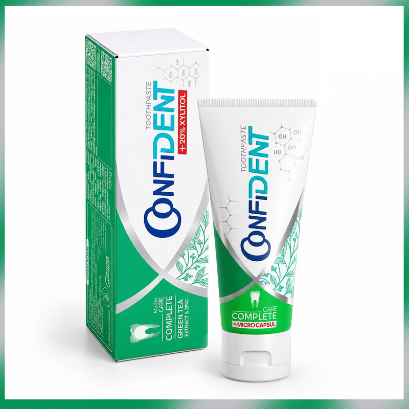 خمیر دندان محافظت از مینای دندان کانفیدنت مدل Complete Care06 حجم 70 میلی لیتر مجموعه 6 عددی