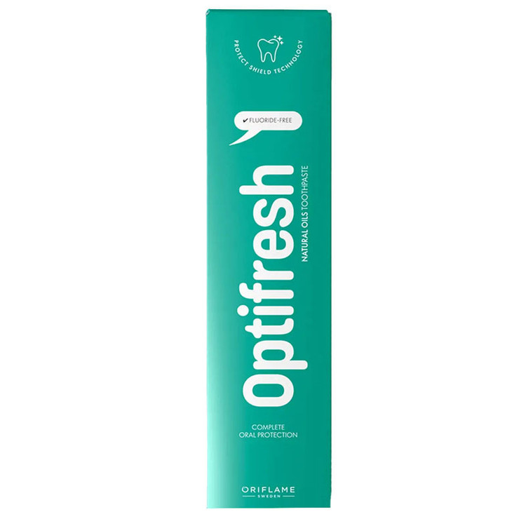 خمیردندان اوریفلیم مدل OPTIFRESH Natural Oils Toothpaste با روغن های گیاهی مخصوص دندان های حساس حجم 75 میلی لیتر