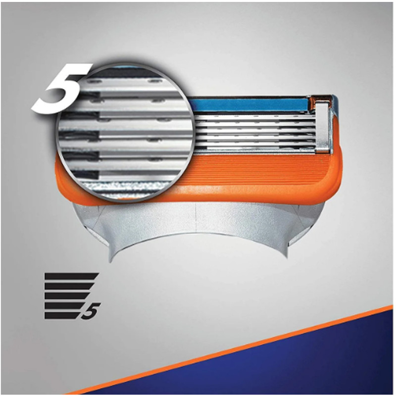 تیغ یدک ژیلت مدل 5 Fusion بسته 4 عددی
