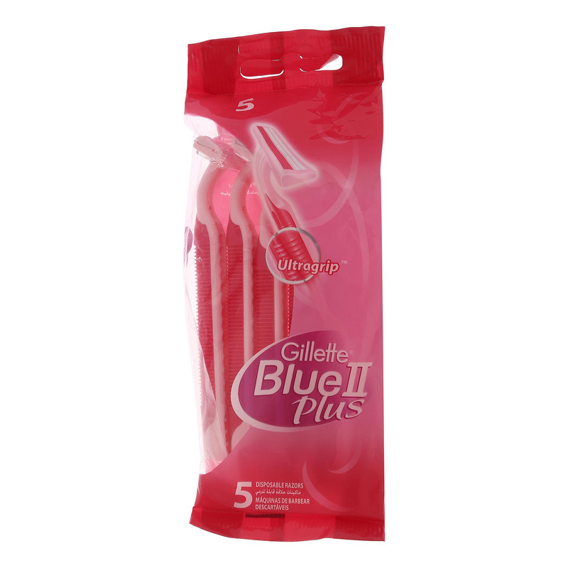 خود تراش ژیلت مدل BLUE 2 PLUS بسته 5 عددی