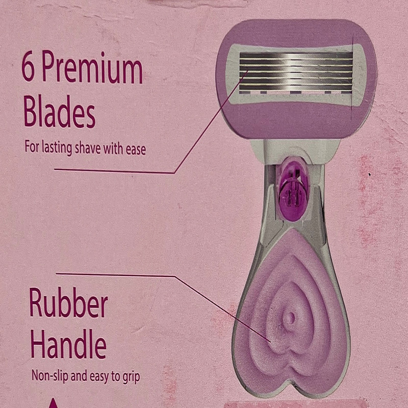 خود تراش مکس مدل BLADE 6 مسافرتی به همراه تیغ یدک بسته 2 عددی