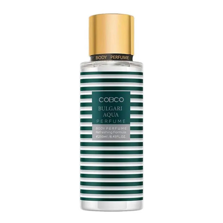بادی اسپلش مردانه کوبکو مدل BULGARI AQUA حجم 250 میلیلیتر